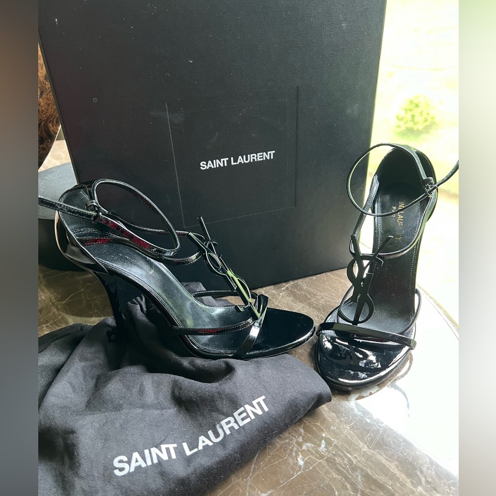 YSL Cassandra heels